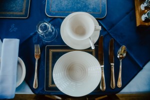 Cutlery, bowl and mug - Bed and Breakfast near Bath