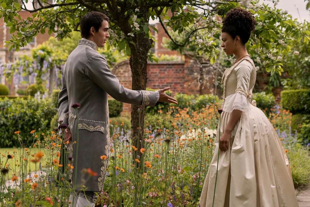 Promotional scene from Queen Charlotte: A Bridgerton Story